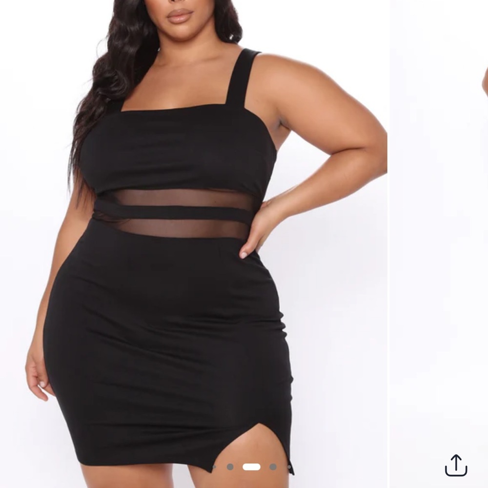 Fashion Nova Black Mini Dress